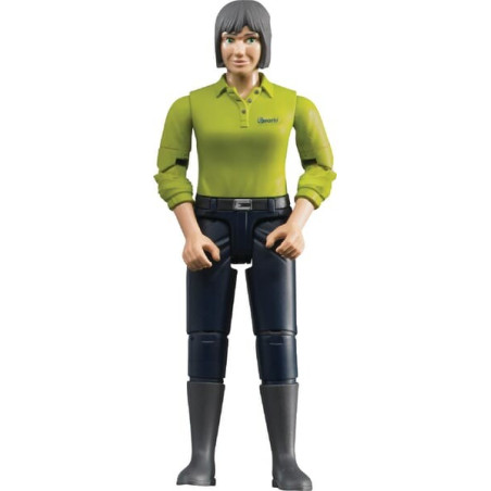 Figurine féminine avec pantalon foncé BRUDER U60405