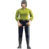 Figurine féminine avec pantalon foncé BRUDER U60405