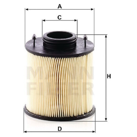 Filtre à air MANN-FILTER U6204YKIT