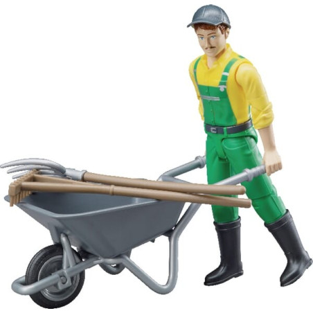 Figurine de fermier miniature BRUDER U62610