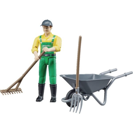 Figurine de fermier miniature BRUDER U62610