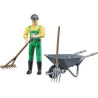 Figurine de fermier miniature BRUDER U62610