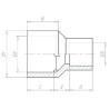 Manchon réducteur 40x32mm VDL V392052