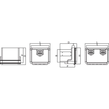 Coffre à outils vide DAKEN V5060
