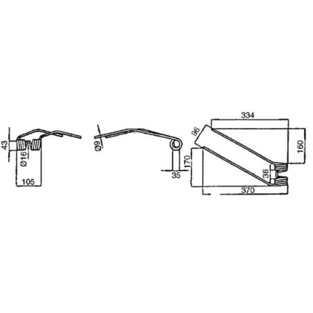 Dent d'andaineur UNIVERSEL VF06580391KR