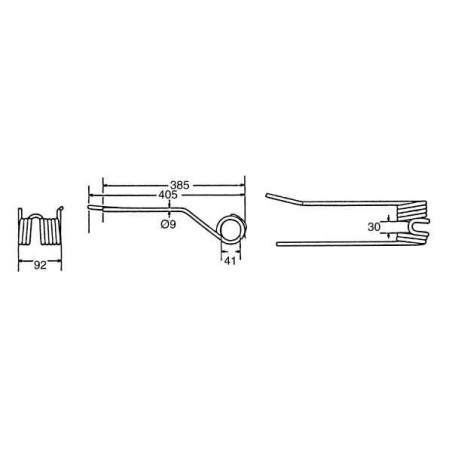 Dent d'andaineur UNIVERSEL VF16502742KR