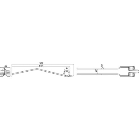 Dent d'andaineuse UNIVERSEL VF1660038786KR