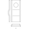 Couteau de faucheuse UNIVERSEL VGCM120108KR