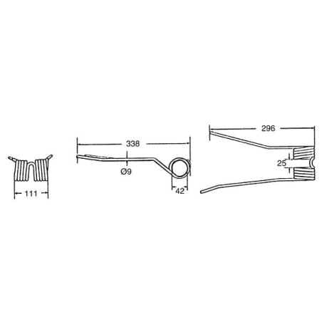 Dent d'andaineur UNIVERSEL VGPZ193KR