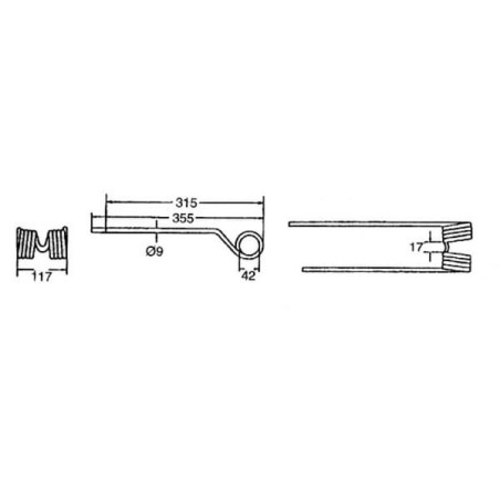Dent d'andaineur UNIVERSEL VGPZ214KR