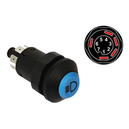 Interrupteur poussoir VAPORMATIC VLC2525