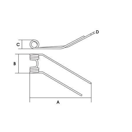 Dent de faneuse VAPORMATIC VLH7029