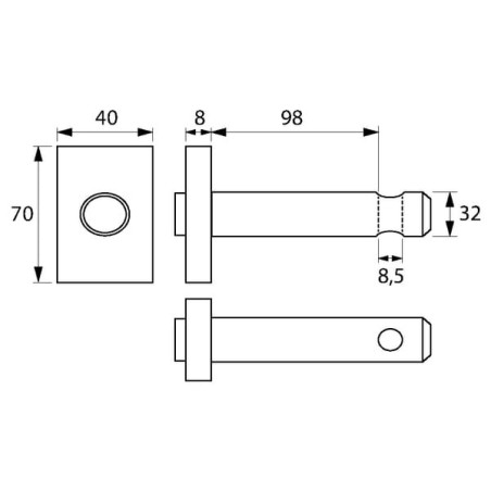 Goupille VAPORMATIC VLK7017