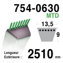 Courroie MTD 754-0630, 754-0630A, 954-0630