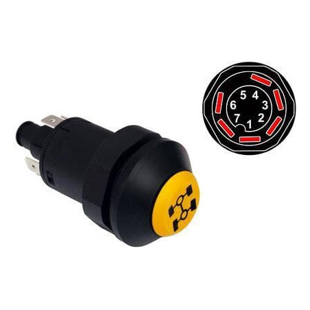 Interrupteur poussoir VAPORMATIC VPM5262