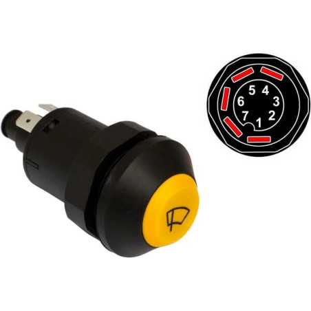 Interrupteur poussoir VAPORMATIC VPM6167