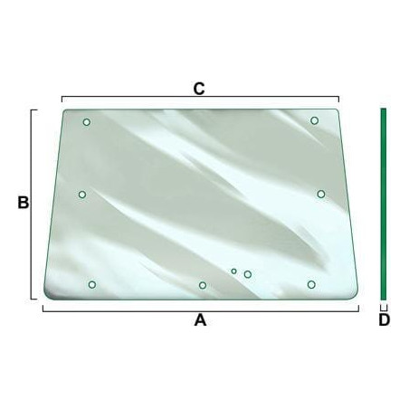 Vitre de cabine VAPORMATIC VPM7057
