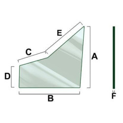 Vitre de porte VAPORMATIC VPM7126