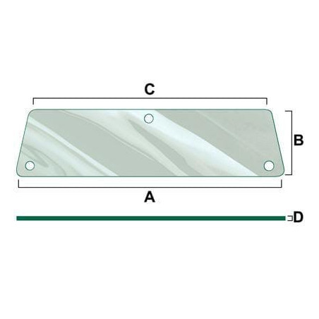 Vitre de porte VAPORMATIC VPM7154