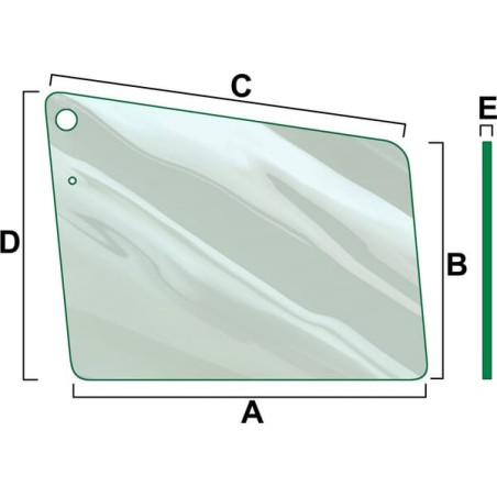 Vitre de porte VAPORMATIC VPM7155