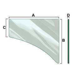 Vitre de porte VAPORMATIC VPM7157