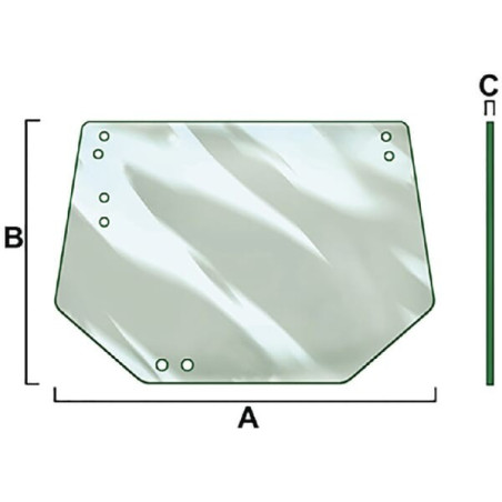Vitre de cabine VAPORMATIC VPM7193