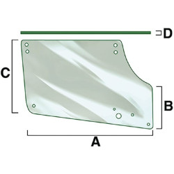 Vitre de cabine VAPORMATIC VPM7196
