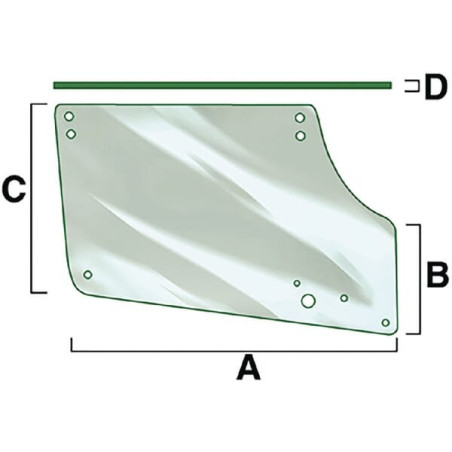 Vitre de cabine VAPORMATIC VPM7196