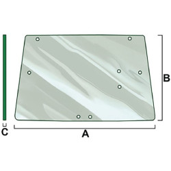 Vitre de cabine VAPORMATIC VPM7209