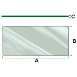 Vitre de cabine VAPORMATIC VPM7265