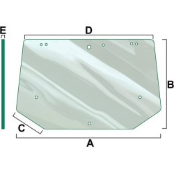 Vitre de cabine VAPORMATIC VPM7343