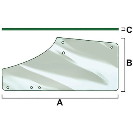 Vitre de porte gauche VAPORMATIC VPM7368