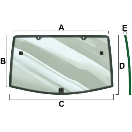 Vitre de cabine VAPORMATIC VPM7432