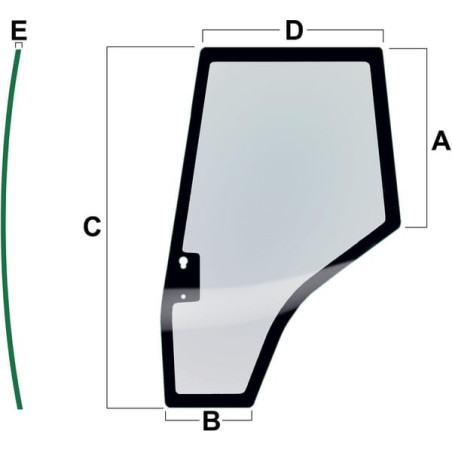 Vitre de porte VAPORMATIC VPM7447