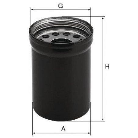 Filtre à huile MANN-FILTER W1022