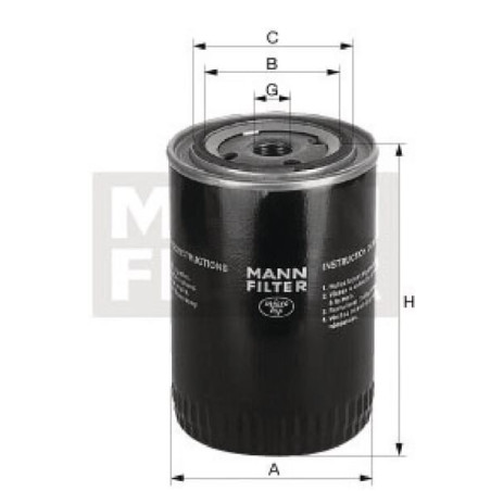 Filtre à huile MANN-FILTER W94034