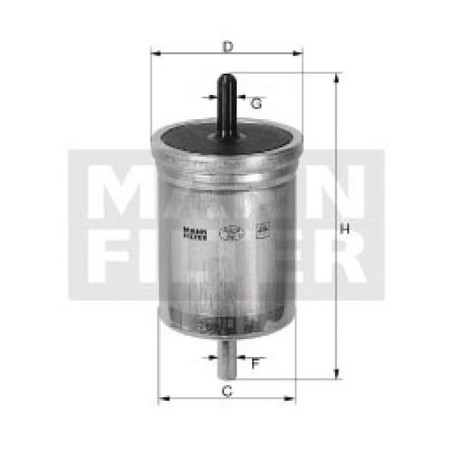 Filtre à essence MANN-FILTER WK79