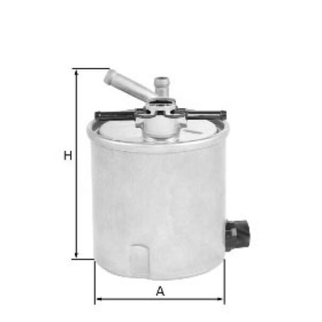 Filtre à carburant MANN-FILTER WK9043
