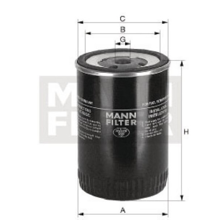 Filtre à essence MANN-FILTER WK9503
