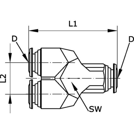 Connecteur UNIVERSEL YC6B