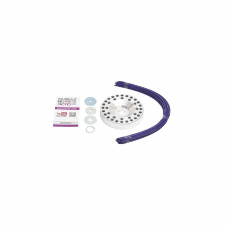 Brosse anti mauvaises-herbes OCTO en aluminium 8 fils 16 brins