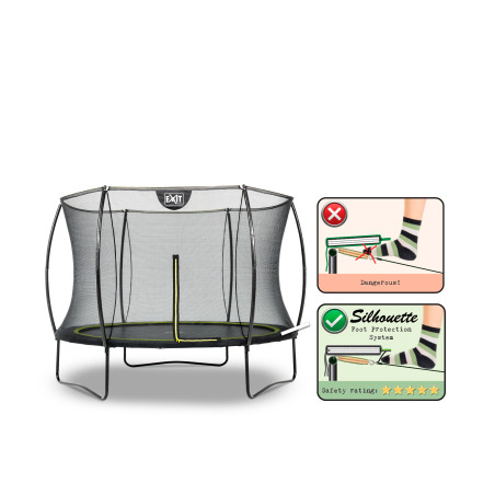 Trampoline rond avec filet de sécurité EXIT 12930800EX