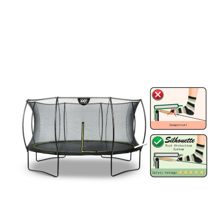 Trampoline rond avec filet de sécurité EXIT 12931400EX