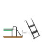 Marche pour trampoline EXIT 11404200EX