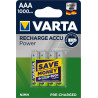 Blister de 4 accumulateurs rechargeables VARTA HR03