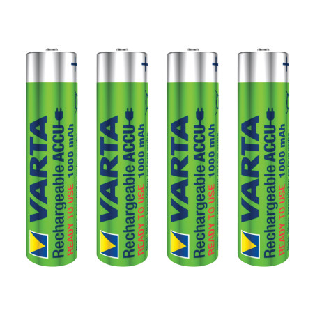 Blister de 4 accumulateurs rechargeables VARTA HR03