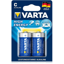 Lot de 2 piles alcalines 1,5V VARTA LR14