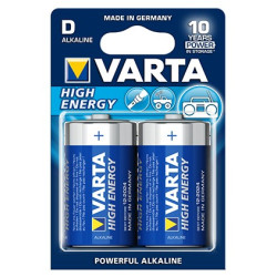 Lot de 2 piles alcalines 1,5V VARTA LR20