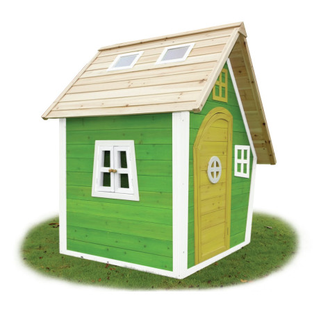 EXIT Fantasia 100 cabane de jeu en bois - vert