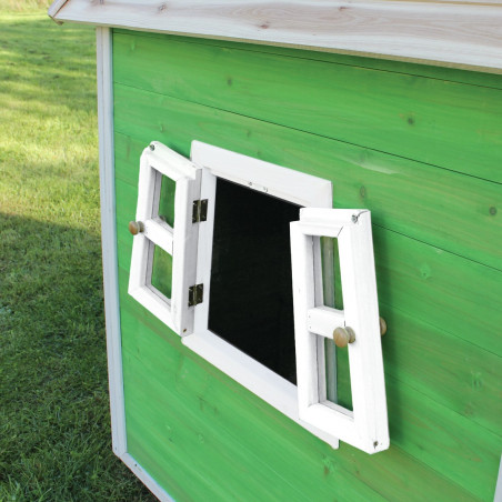 EXIT Fantasia 100 cabane de jeu en bois - vert